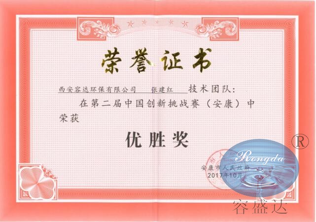 中國創(chuàng  )新挑戰賽優(yōu)勝獎